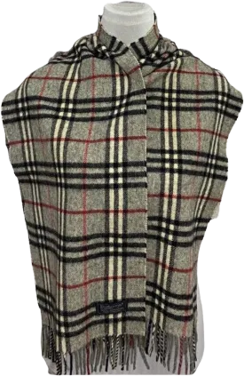 00s 100% Lambswool Scarf By Burberry