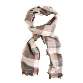 Shale Plaid Flannel Cotton Scarf (Wide)