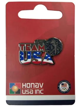 2020 Summer Olympics Tokyo Japan "Team USA" Golf Pictogram Metal Lapel Pin