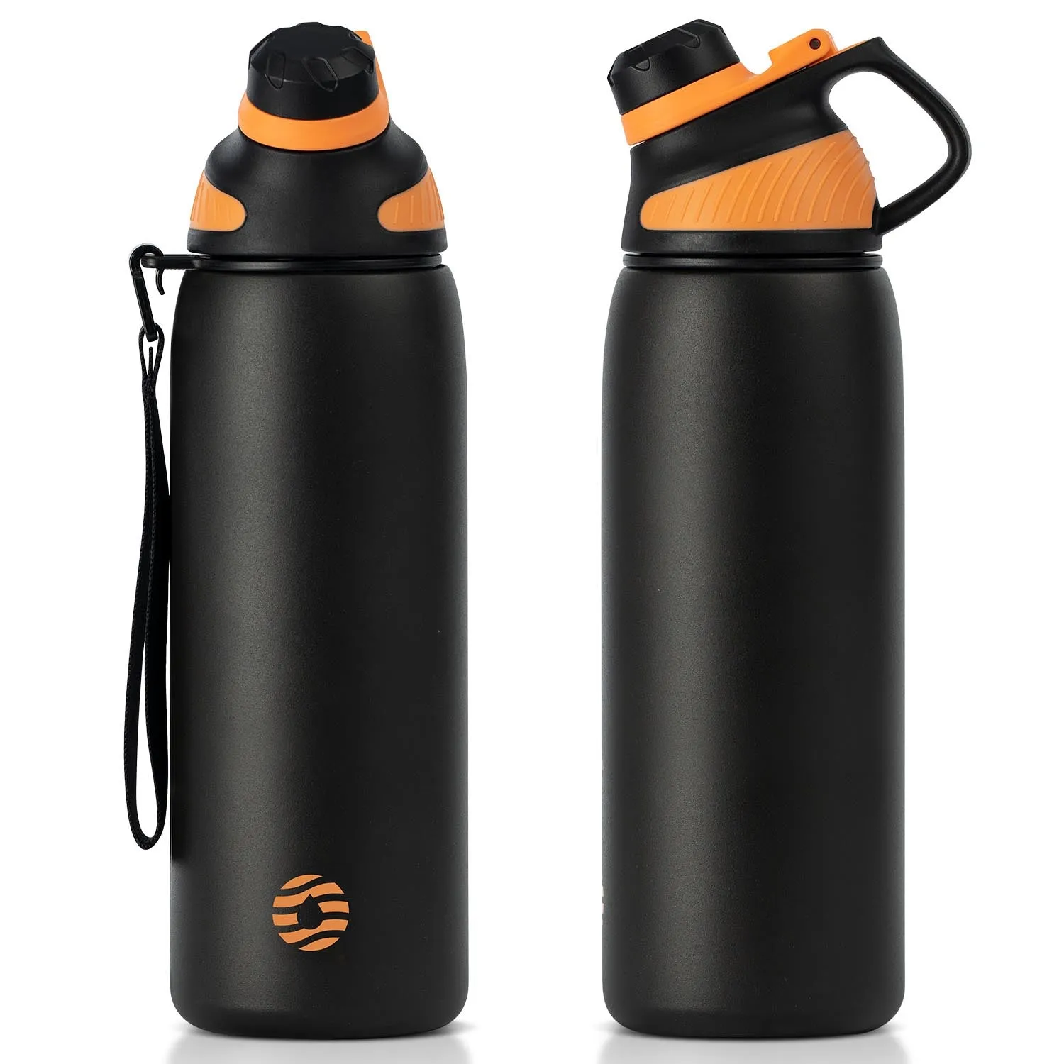 34 oz Stainless Steel Insulated Water Bottle With Spout With Magnetic Cup