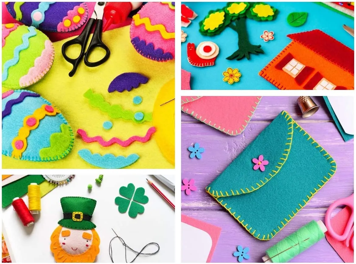 Acrylic Felt Crafting Fabric | Kelly Green