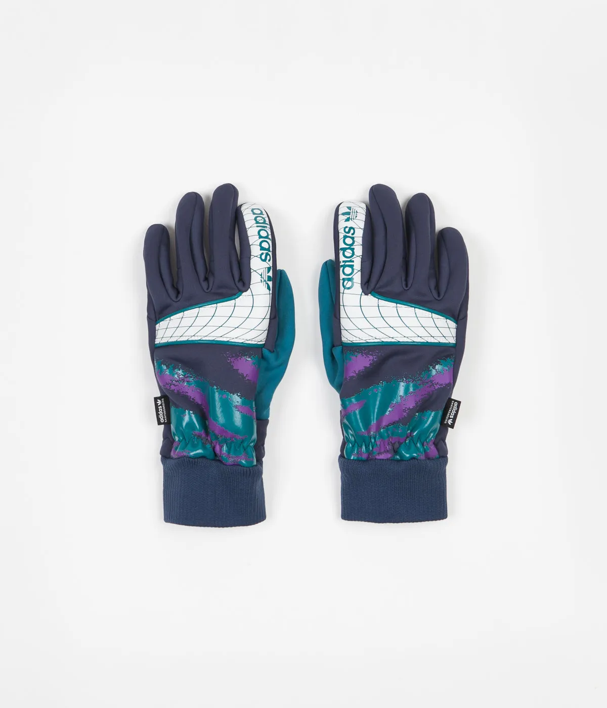 Adidas Goalie Gloves - Collegiate Navy / Real Teal