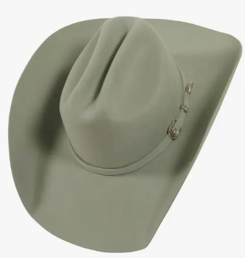 American Hat Makers Cattleman Felt Cowboy Hat in Mint