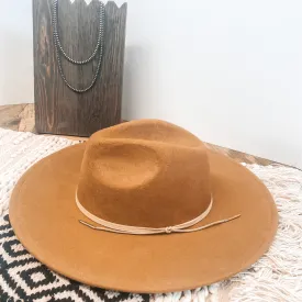 Arizona Skies Felt Hat with Wrapped Leather Band in Tan