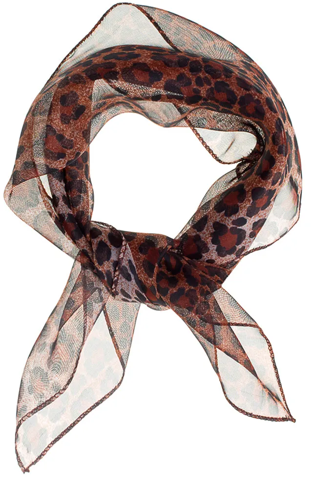 BE BOP HAIR SCARF LEOPARD