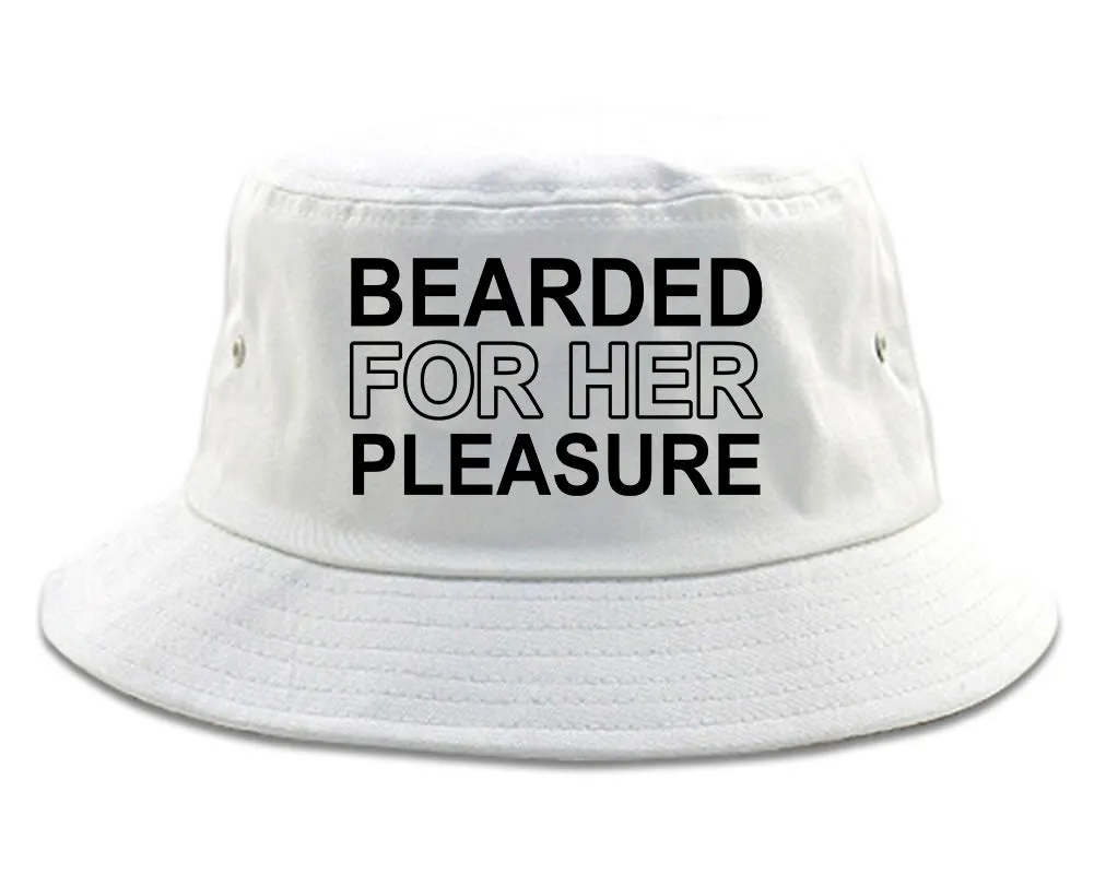 Bearded For Her Pleasure Beard Mens Bucket Hat