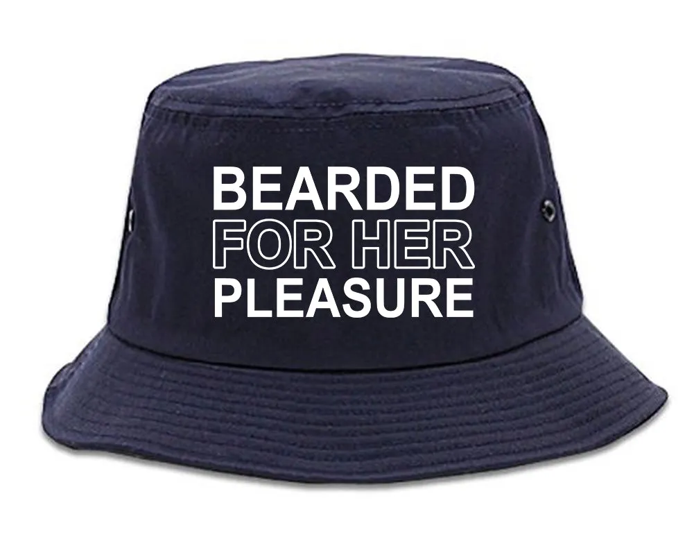 Bearded For Her Pleasure Beard Mens Bucket Hat