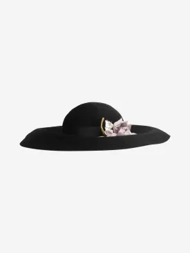 Black felt hat