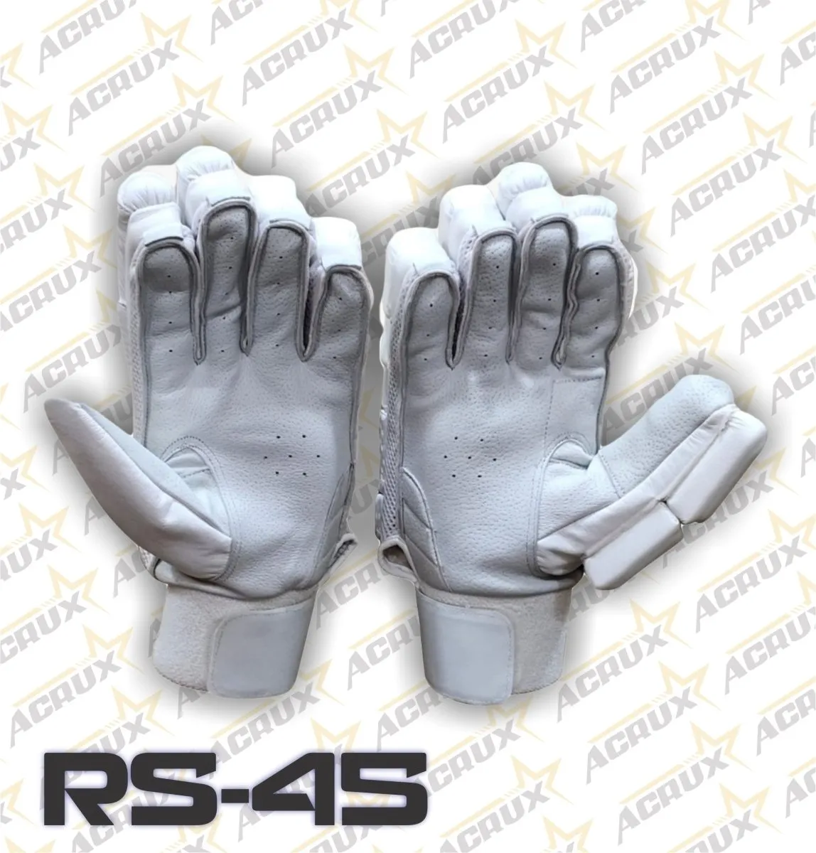 Cricket Batting Gloves RS-45   Clean Skin Batting Pads Combo