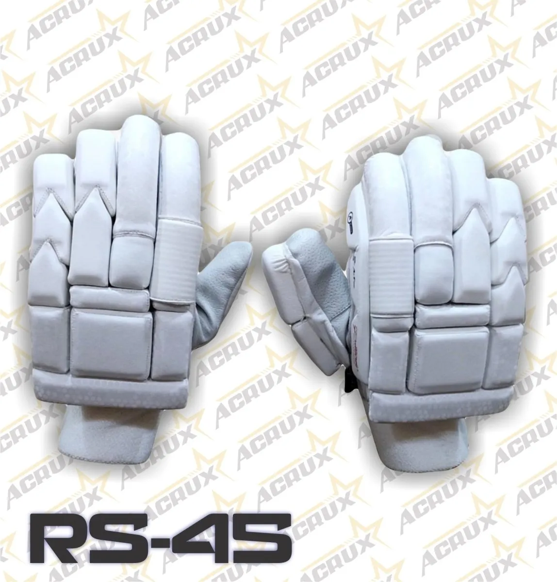 Cricket Batting Gloves RS-45   Clean Skin Batting Pads Combo