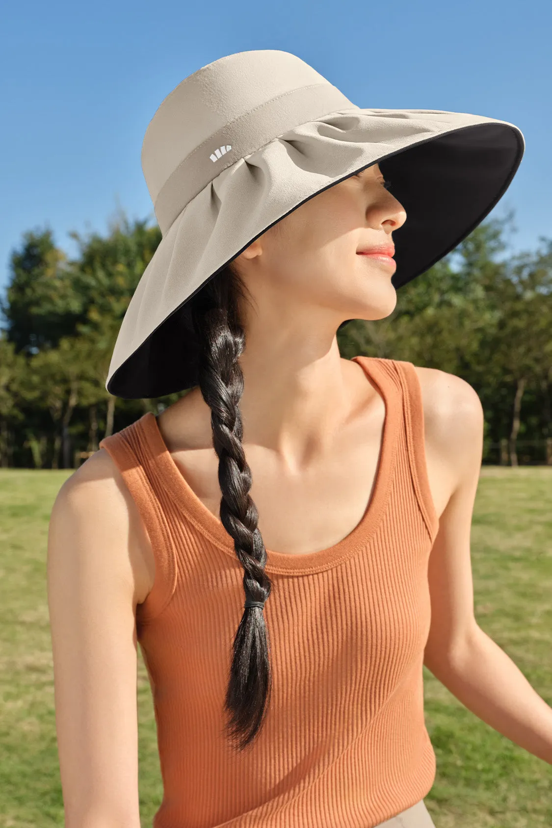 Dome S24 - Women's Adjustable Wide Brime Sun Hat UPF50 