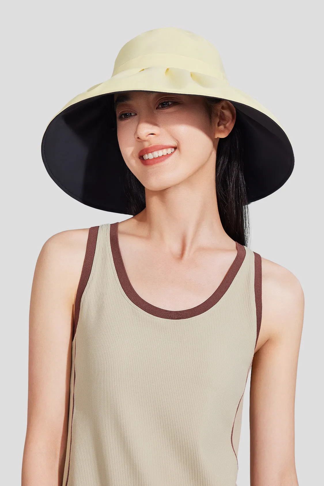 Dome S24 - Women's Adjustable Wide Brime Sun Hat UPF50 