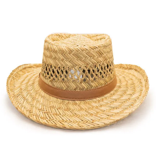 Dorfman Pacific - Murray Rush Gambler Straw Sun Hat