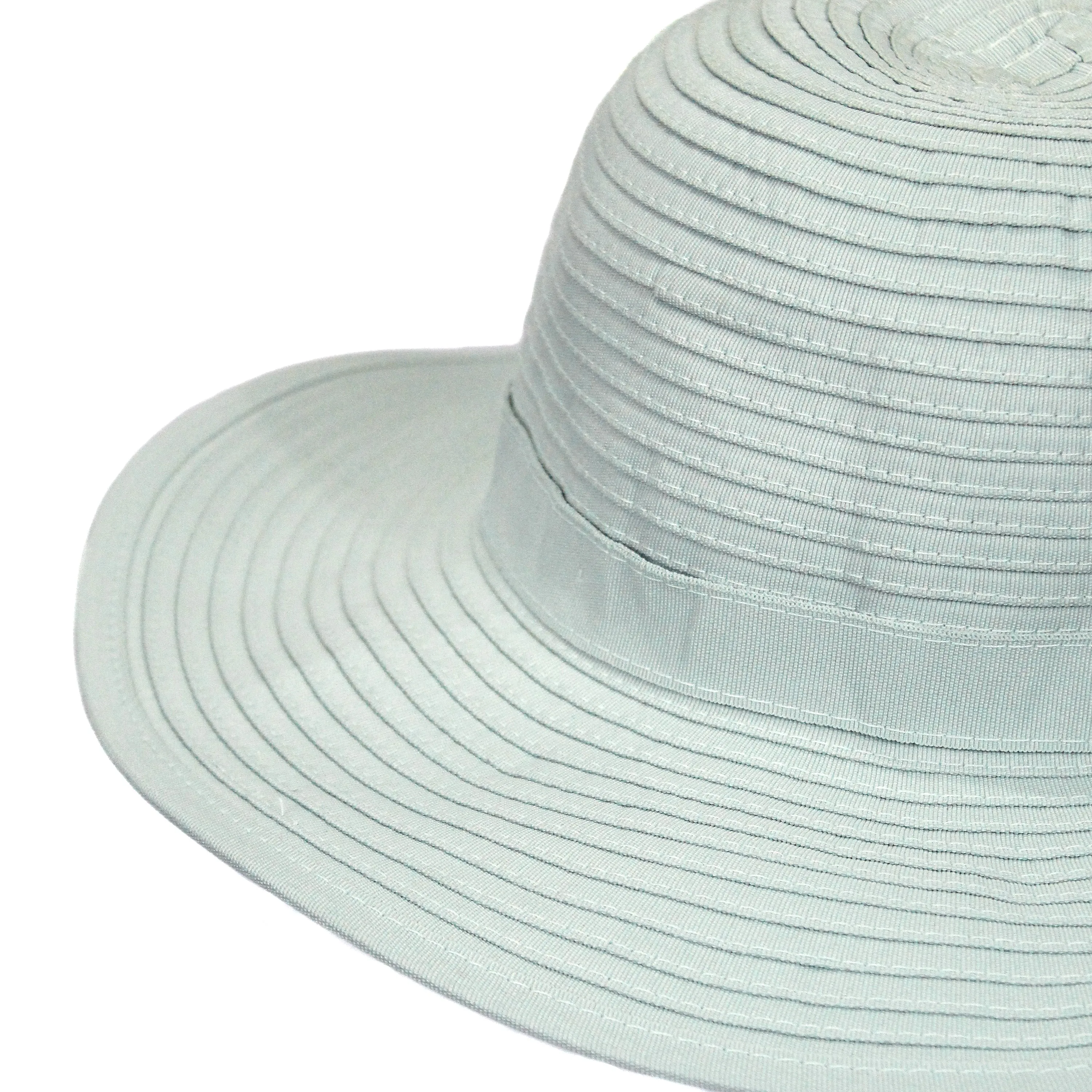 Girls Wide Brim Sun Hat - Mint