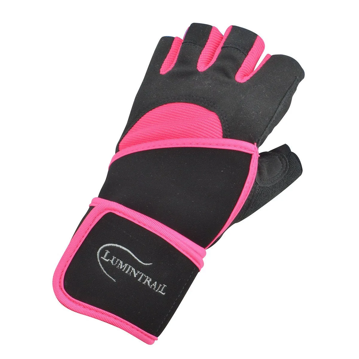 Half Finger Weight Lifting Gloves with Wrist Wrap