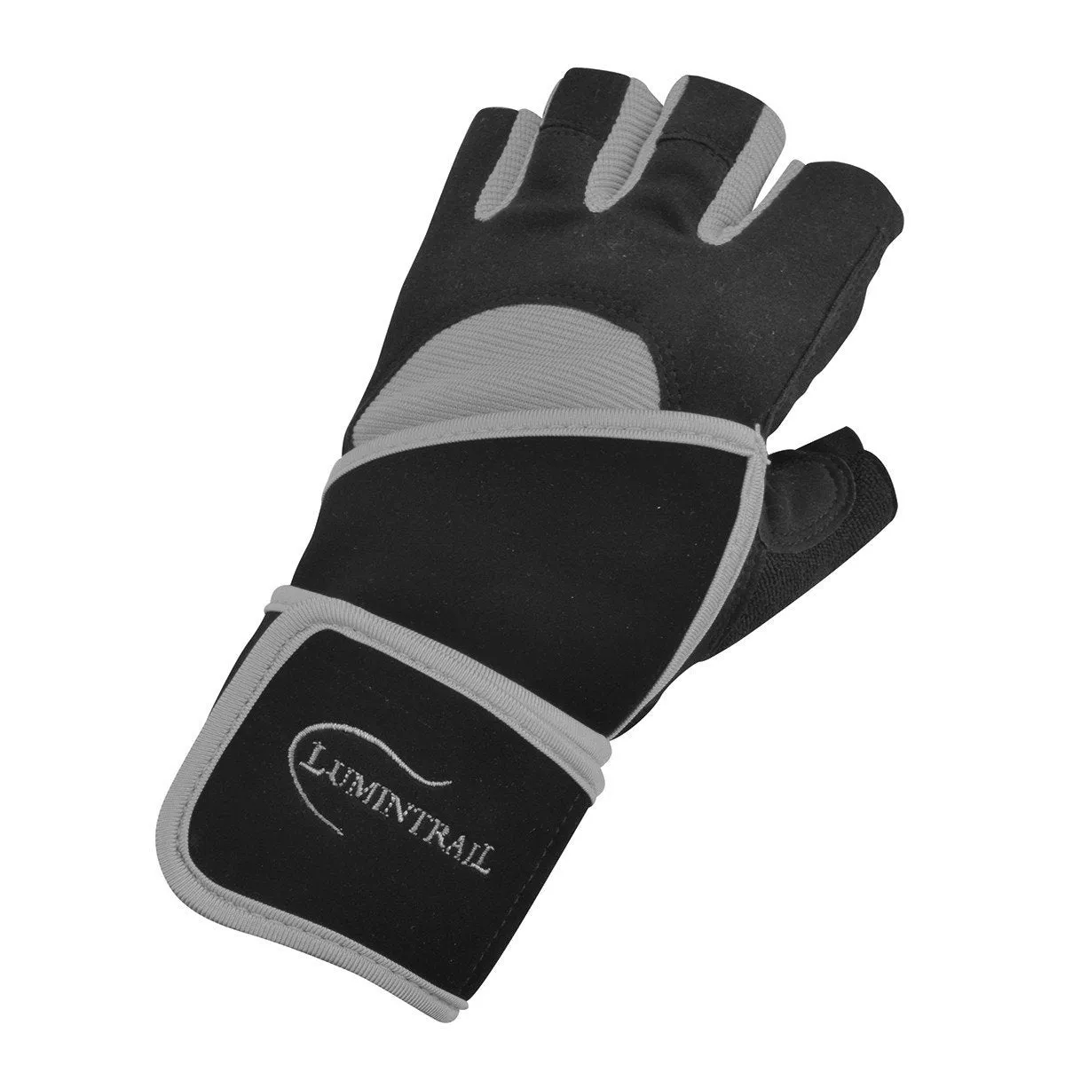 Half Finger Weight Lifting Gloves with Wrist Wrap