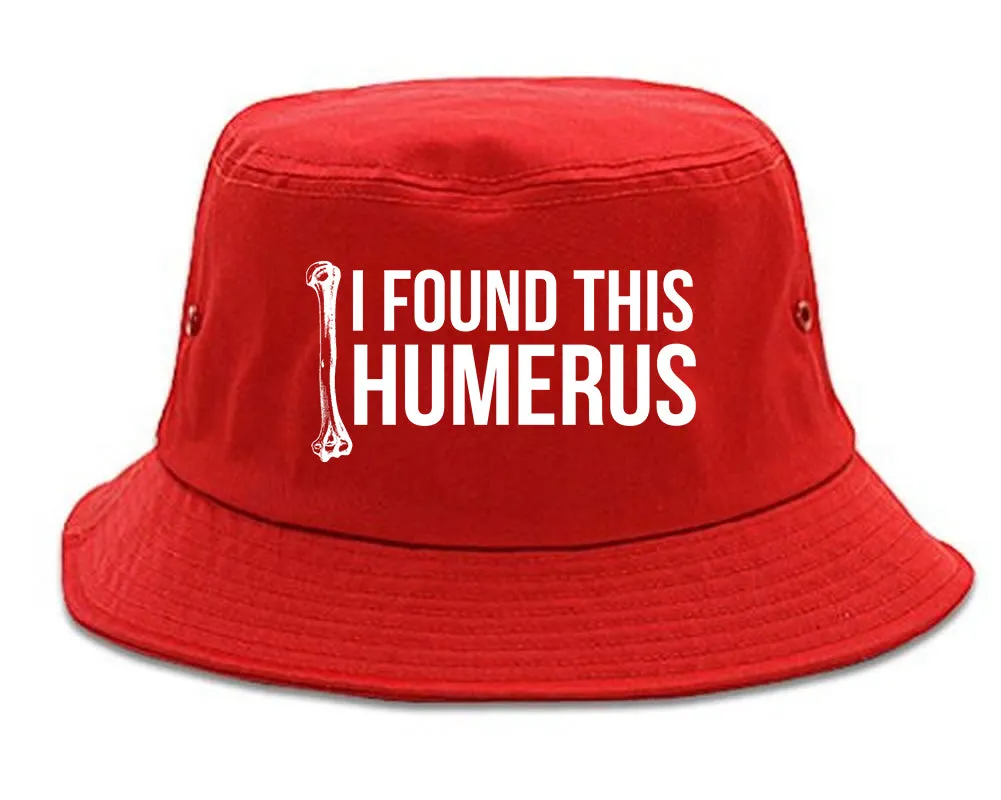 I Found This Humerus Funny Dad Joke Mens Bucket Hat