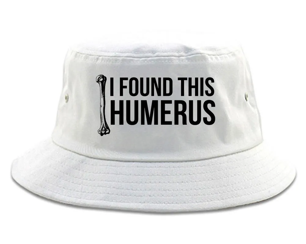 I Found This Humerus Funny Dad Joke Mens Bucket Hat