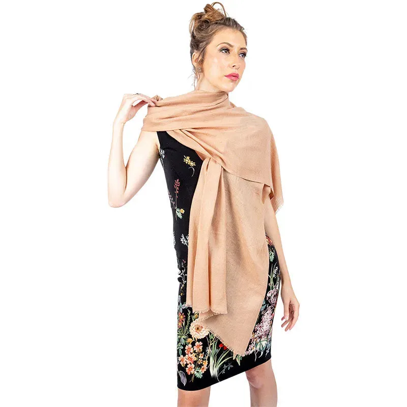 Large Fine And Lightweight Pashmina Stole