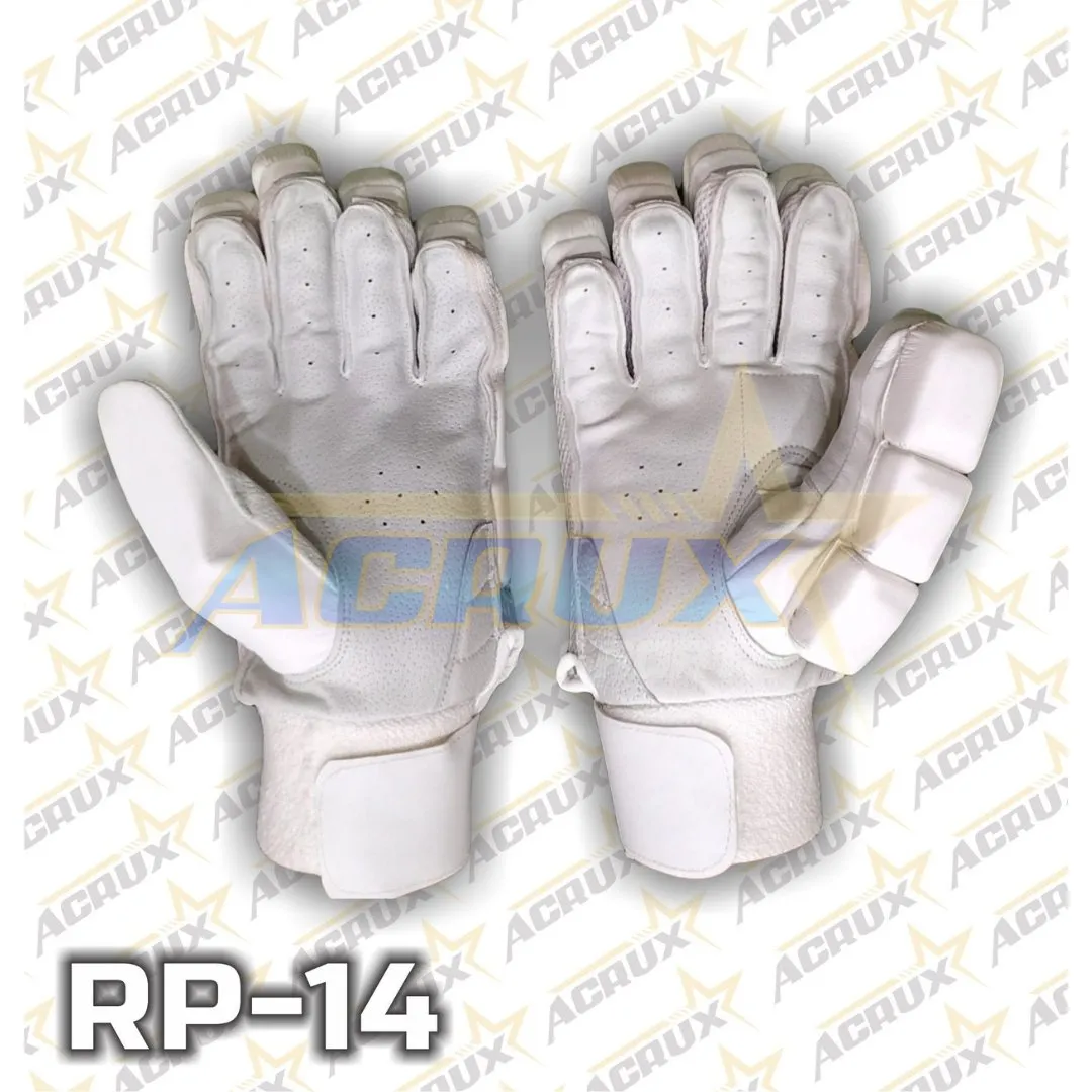 RP 14 Top Range Cricket Batting Gloves Pittard Palm