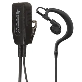 Sheepdog Alpha Earhook Earpiece, Motorola 2-Pin