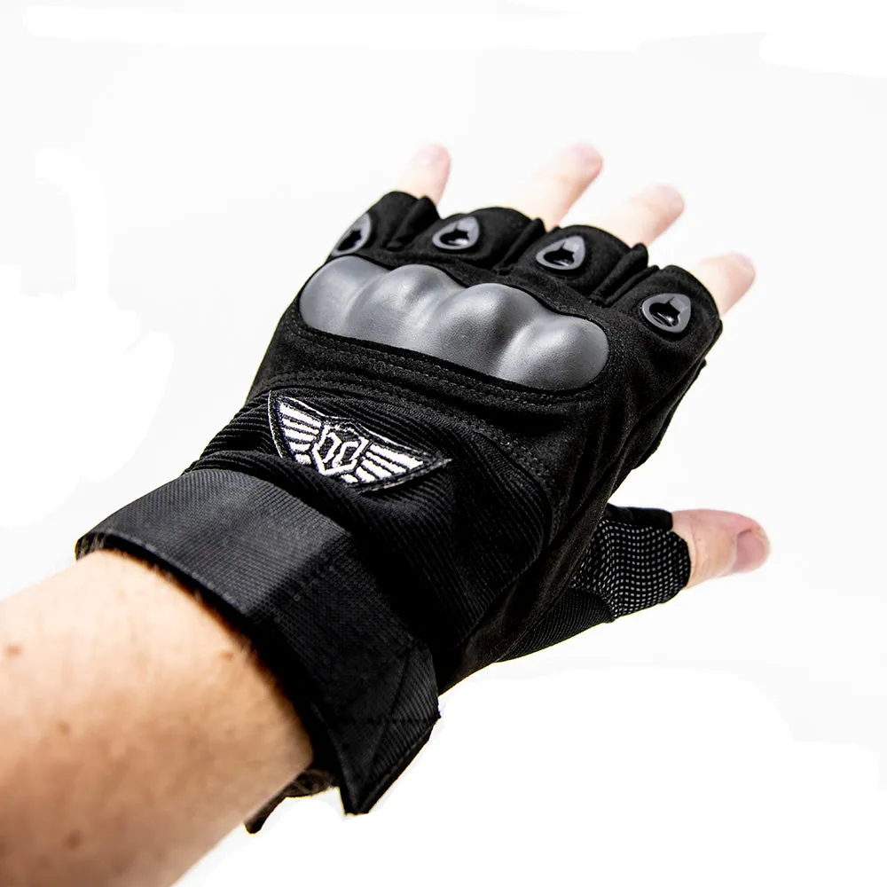 Tactical Gloves (Half Finger) Military Style Stealth Angel Survival SA-TG2