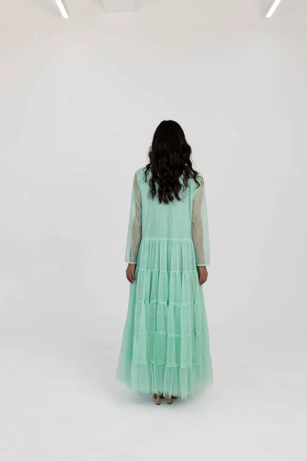 Tulle Layer Abaya