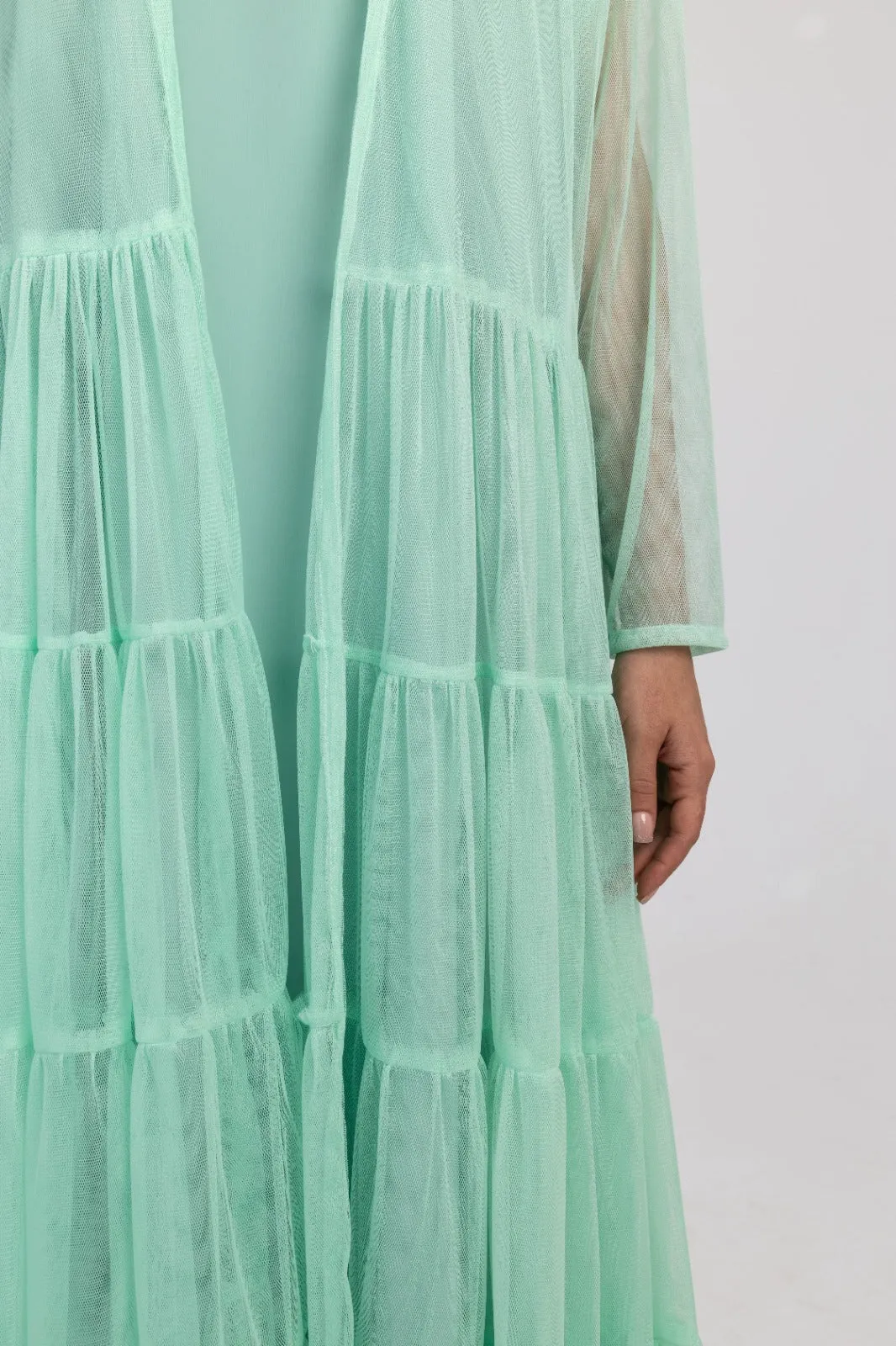 Tulle Layer Abaya